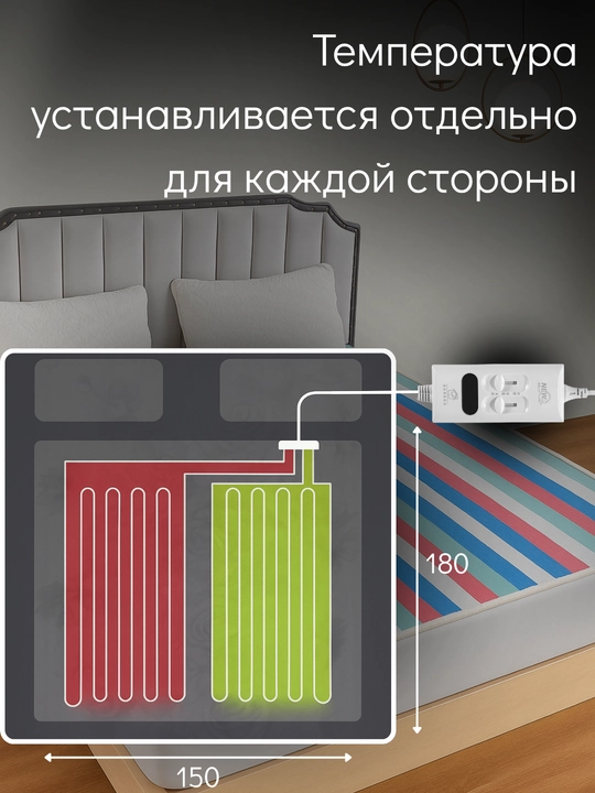 Elektr choyshablar, elektr adyol, elektr matras, 3 o'lcham