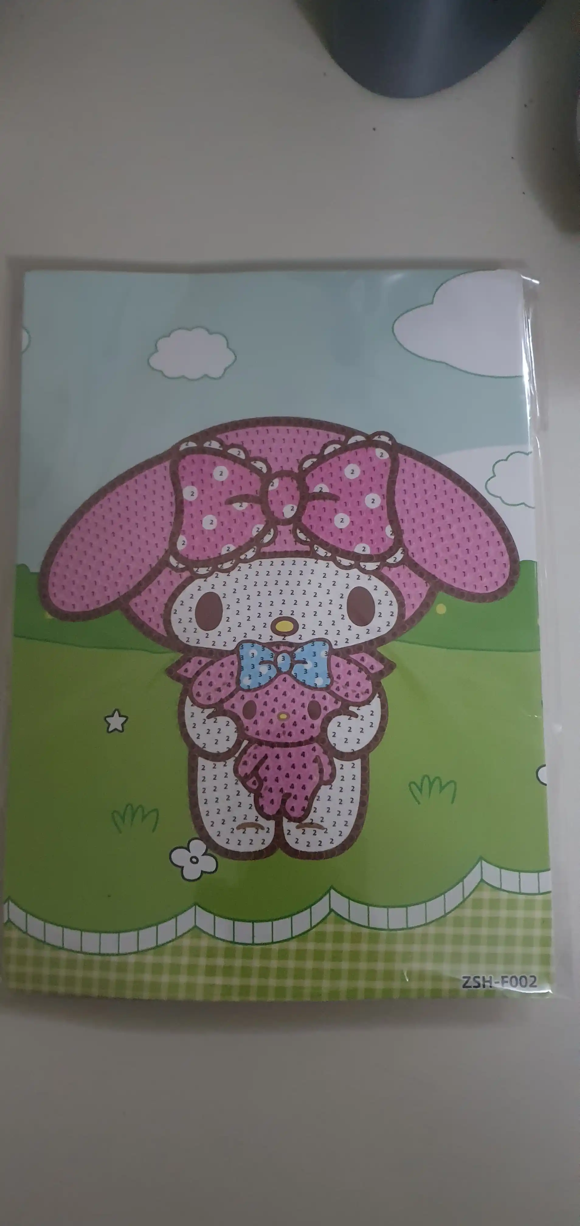 Olmosli mozaika Kuromi Sanrio bolalar uchun san'at to'plami