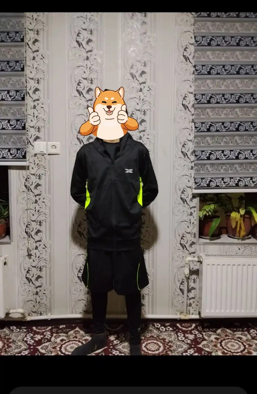 Erkaklar uchun 5 ta 1 ta sport kostyumi - mashg'ulotlar va kundalik kiyim uchun to'plam