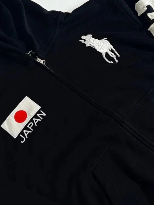 Erkaklar,ayollar uchun tolstovka: xudi kapyushonli,Polo Ralph Lauren  zip kurtka  uslubida