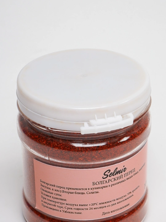 Shirin paprika, Selmir 100 g, taomlaringiz uchun yorqin ta'm va xushbo'y hid