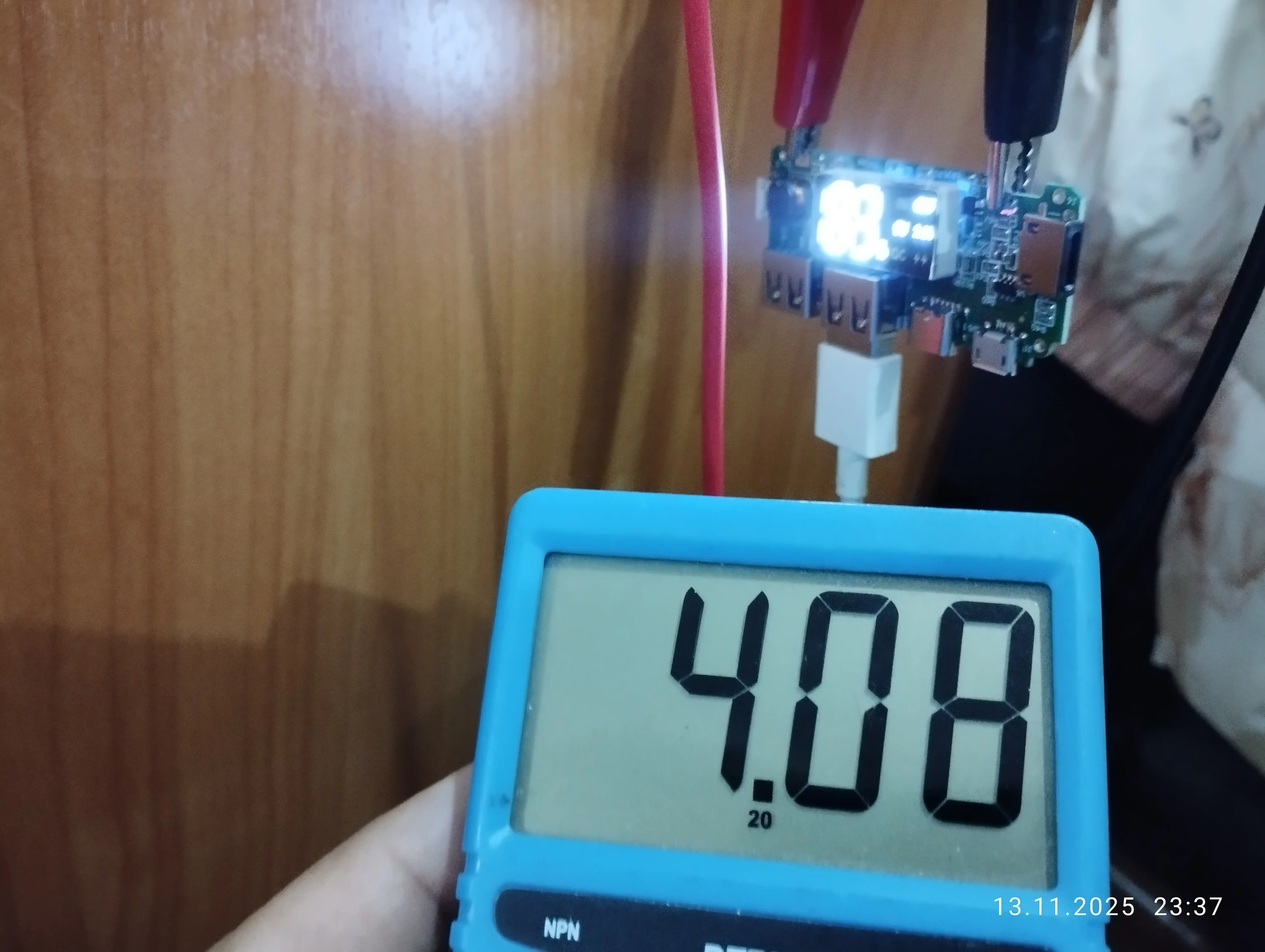 PowerBank H961-U moduli LED displeyli, 2*USB, 5V, 2.4A