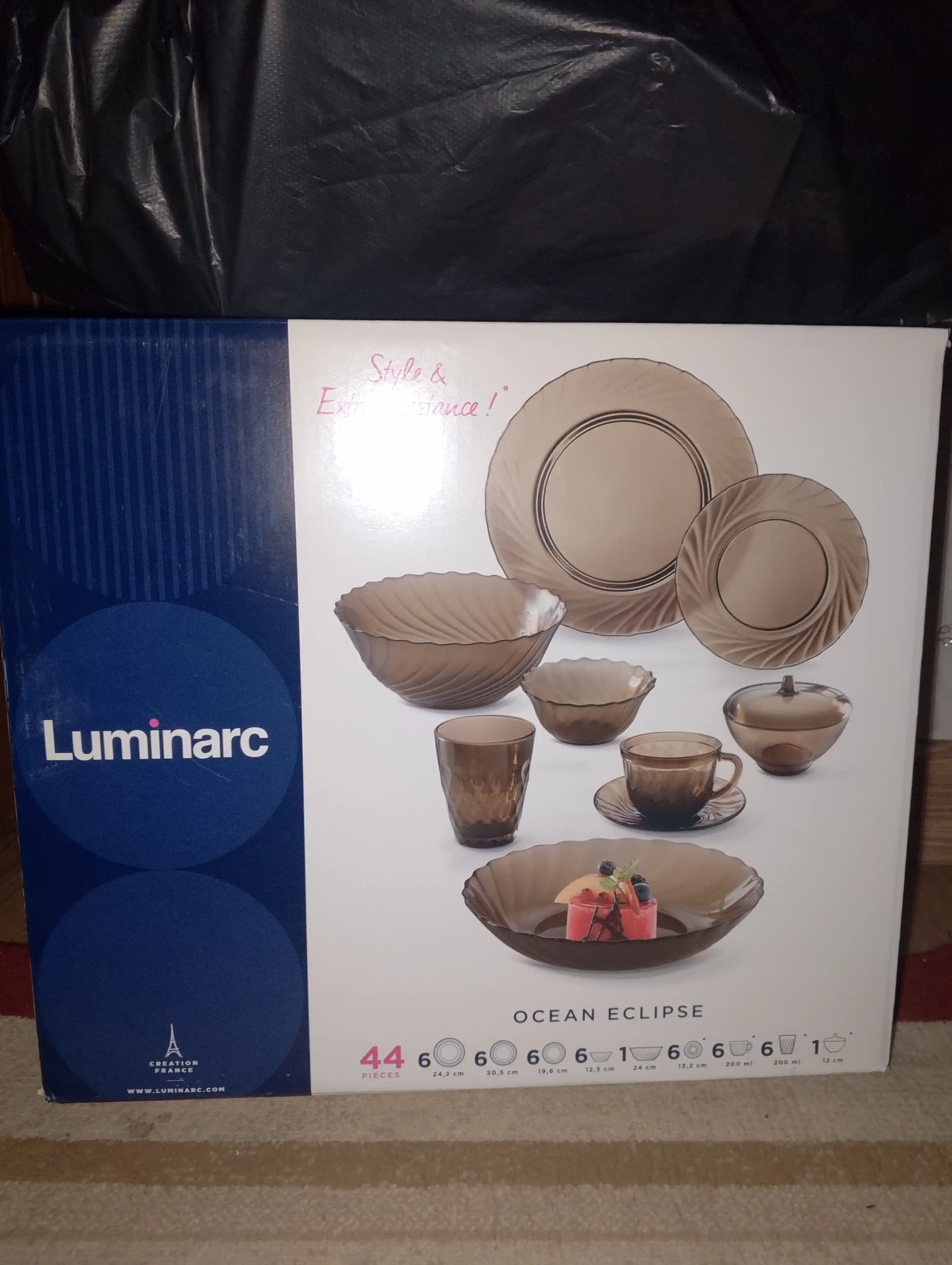 Idishlar to'plami Luminarc Ocean Eclipse, 44 dona