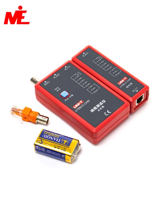 UNI-T UT681C тестер кабеля RJ45/RJ11/BNC — проверка сетевых и телефонных линий