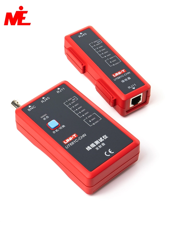 UNI-T UT681C тестер кабеля RJ45/RJ11/BNC — проверка сетевых и телефонных линий