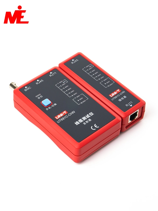 UNI-T UT681C тестер кабеля RJ45/RJ11/BNC — проверка сетевых и телефонных линий