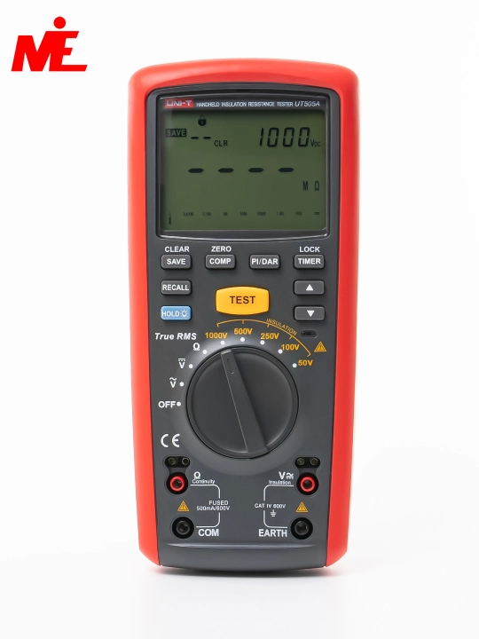 UNI-T UT505A мегаомметр — измерение изоляции до 1000V, тест сопротивления и безопасности  - 