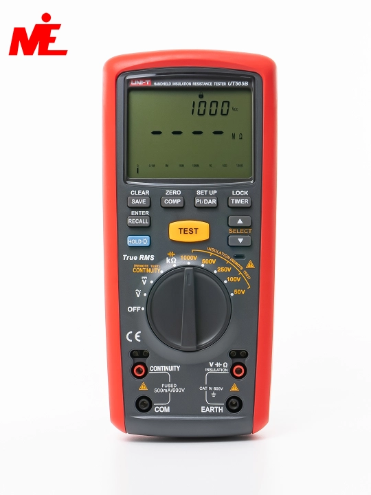 UNI-T UT505B мегаомметр — измерение изоляции 250/500/1000V, True RMS, профессиональный - 