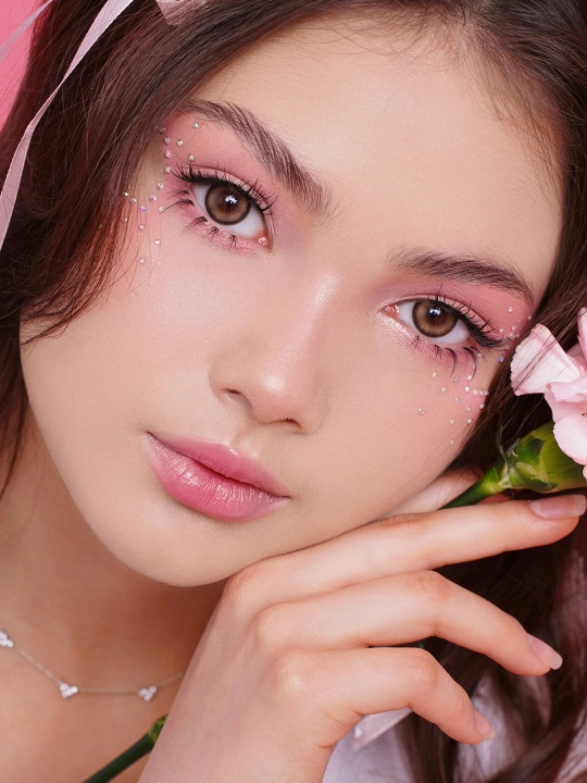 KIKO HAZEL -1.50 Контактные линзы для зрения, медовые, BC 8.6, DIA 14.2, 12 месяцев