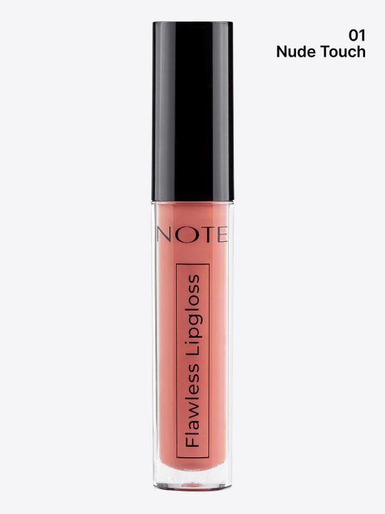 NOTE Flawless Lipgloss 4,5 ml lab yaltirog‘i 01, 02, 03 va 04 ranglar yorqinlik uchun