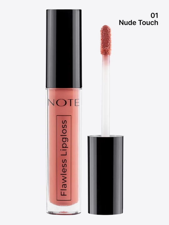 NOTE Flawless Lipgloss 4,5 ml lab yaltirog‘i 01, 02, 03 va 04 ranglar yorqinlik uchun