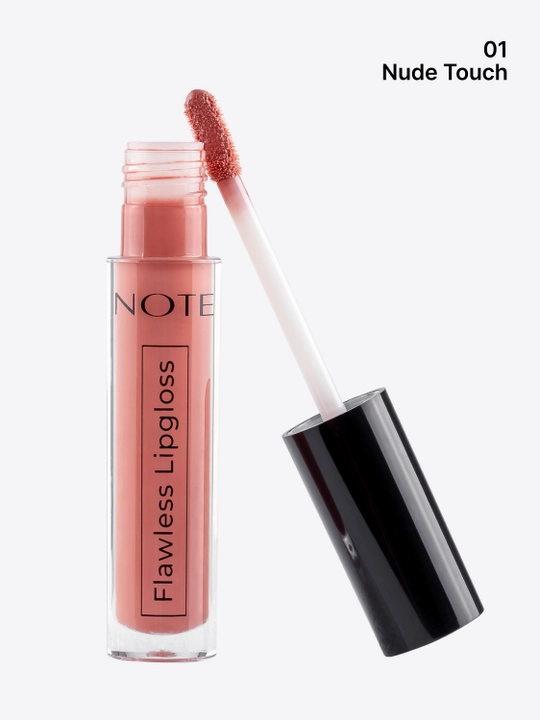 NOTE Flawless Lipgloss 4,5 ml lab yaltirog‘i 01, 02, 03 va 04 ranglar yorqinlik uchun