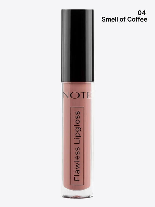 NOTE Flawless Lipgloss 4,5 ml lab yaltirog‘i 01, 02, 03 va 04 ranglar yorqinlik uchun