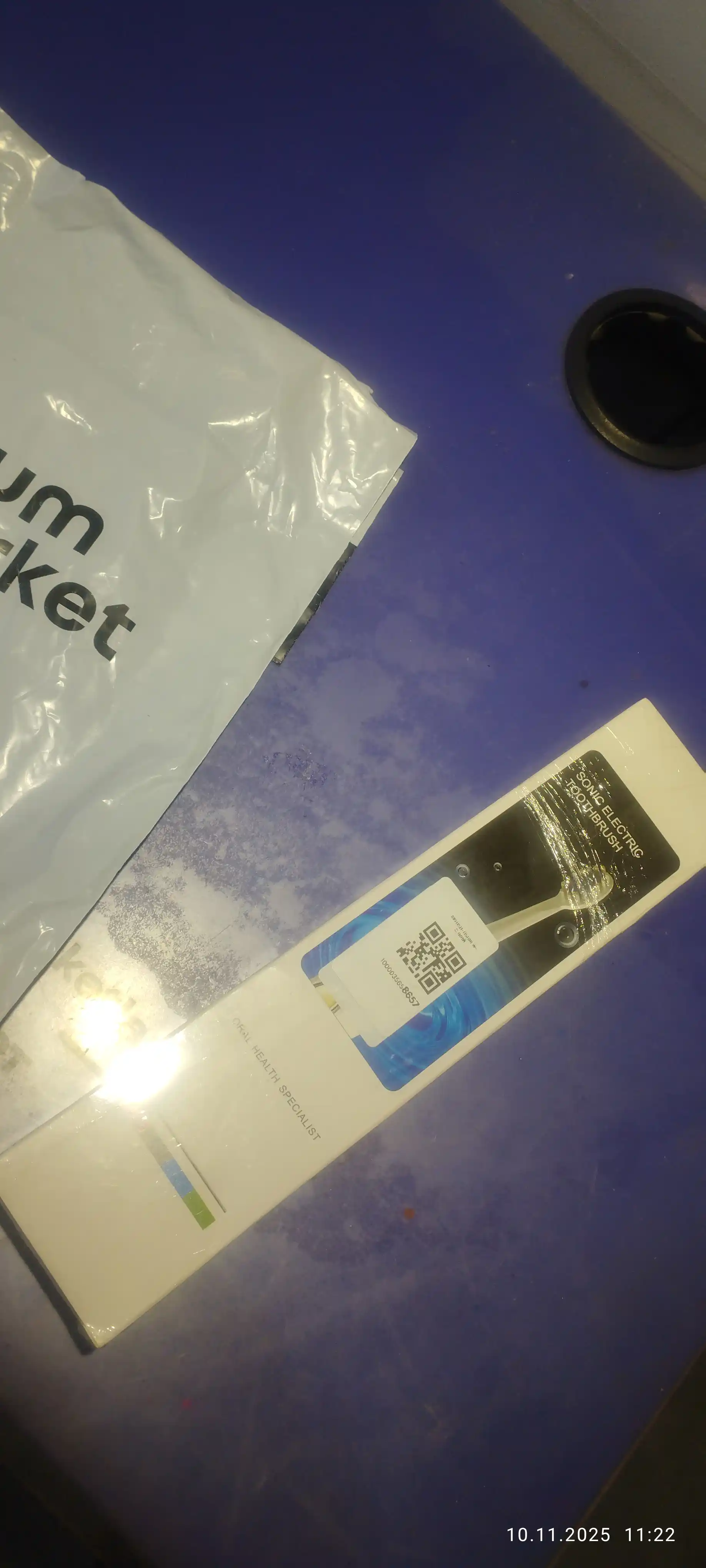Elektron tish cho'tkasi, 6 rejim, 3 nasadkali