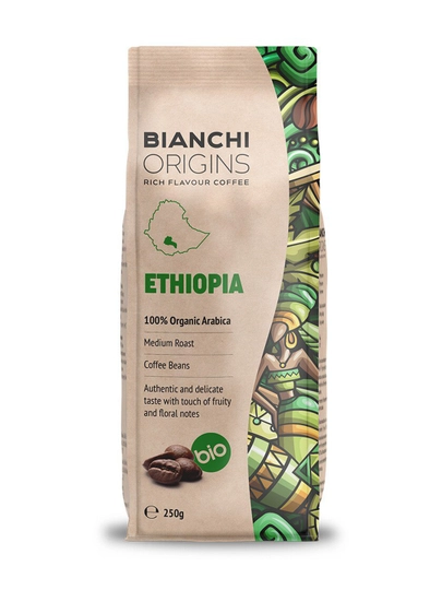 Кофе зерновой "BIANCHI Origins Ethiopia" 250 гр — ERKSONS-BOE250