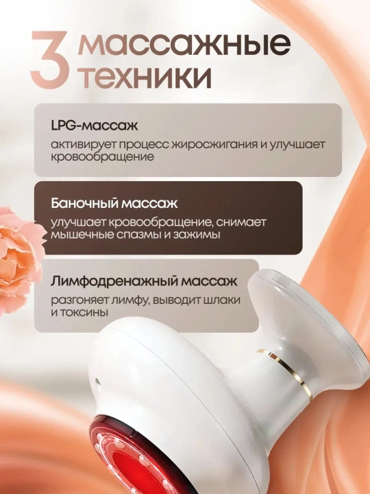 Вакуумный массажер антицеллюлитный для тела, ног и ягодиц