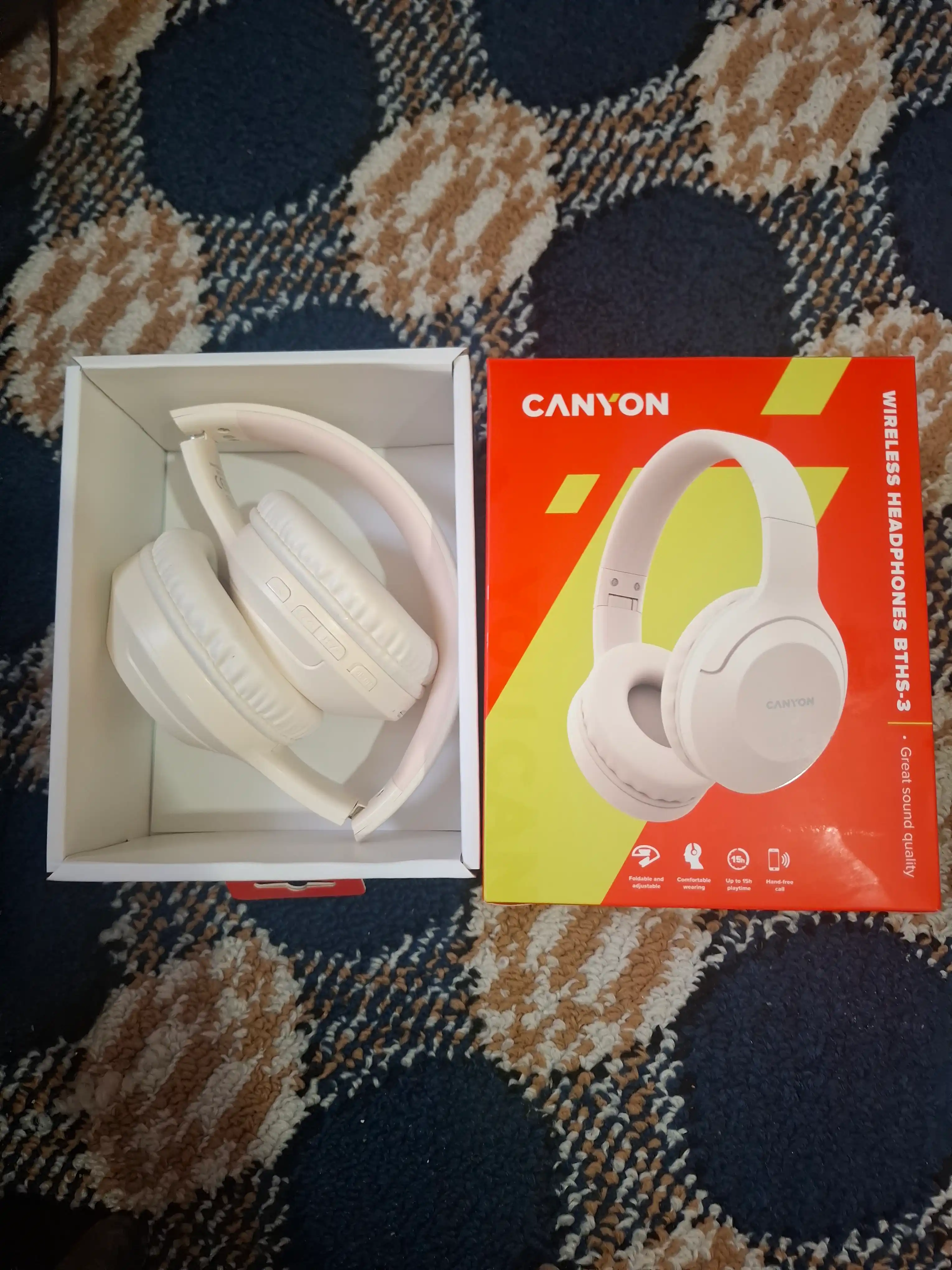 Canyon BTHS-3 simsiz quloqchinlari, katta, to‘liq o‘lchamli