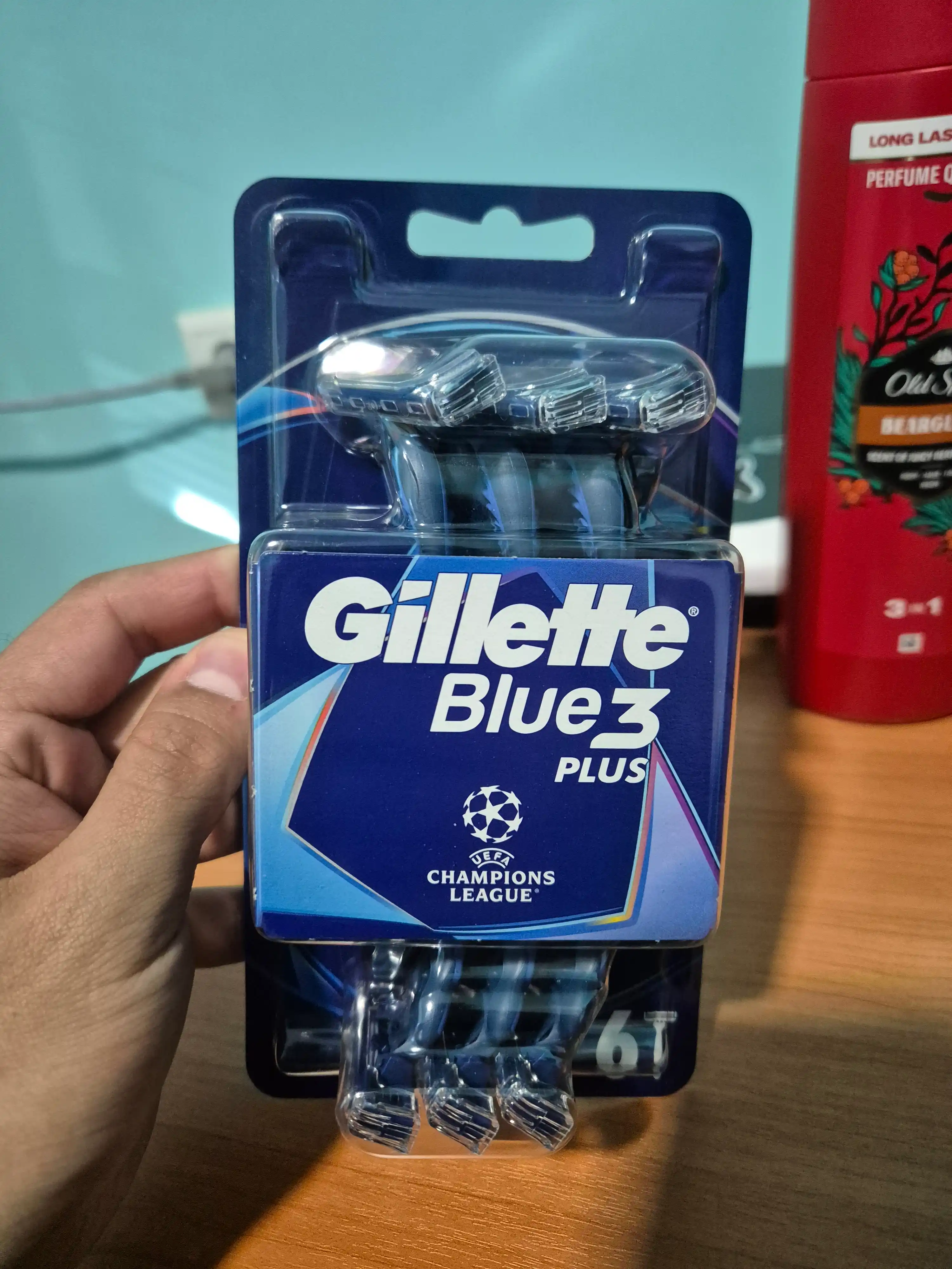 Gillette одноразовая мужская бритва Blue3 Comfort Plus, с 3 лезвиями, 6 шт, плавающая головка
