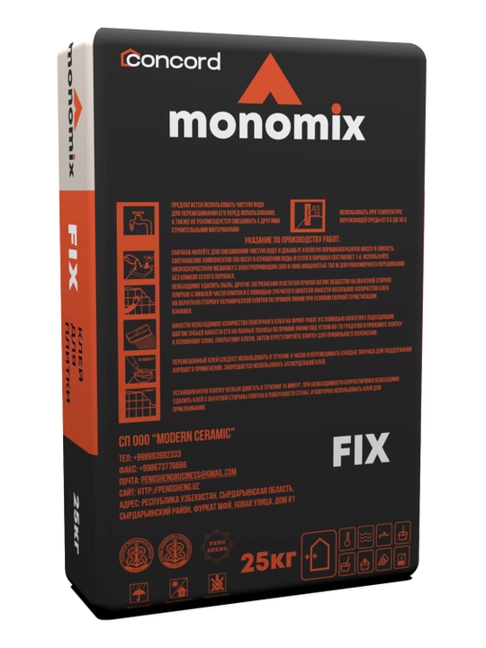 Plitka yelimi Monomix, 25 kg