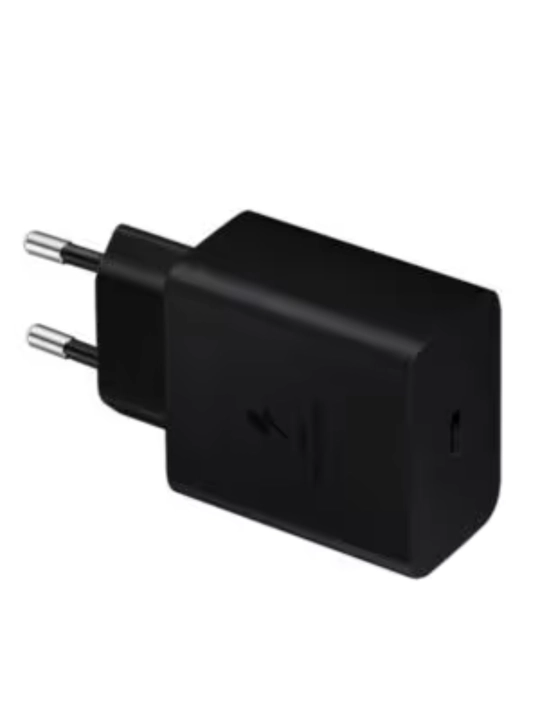 Samsung USB Type-C tarmoq quvvatlagichi, tezkor quvvatlash adapteri, 45 Vt, qora