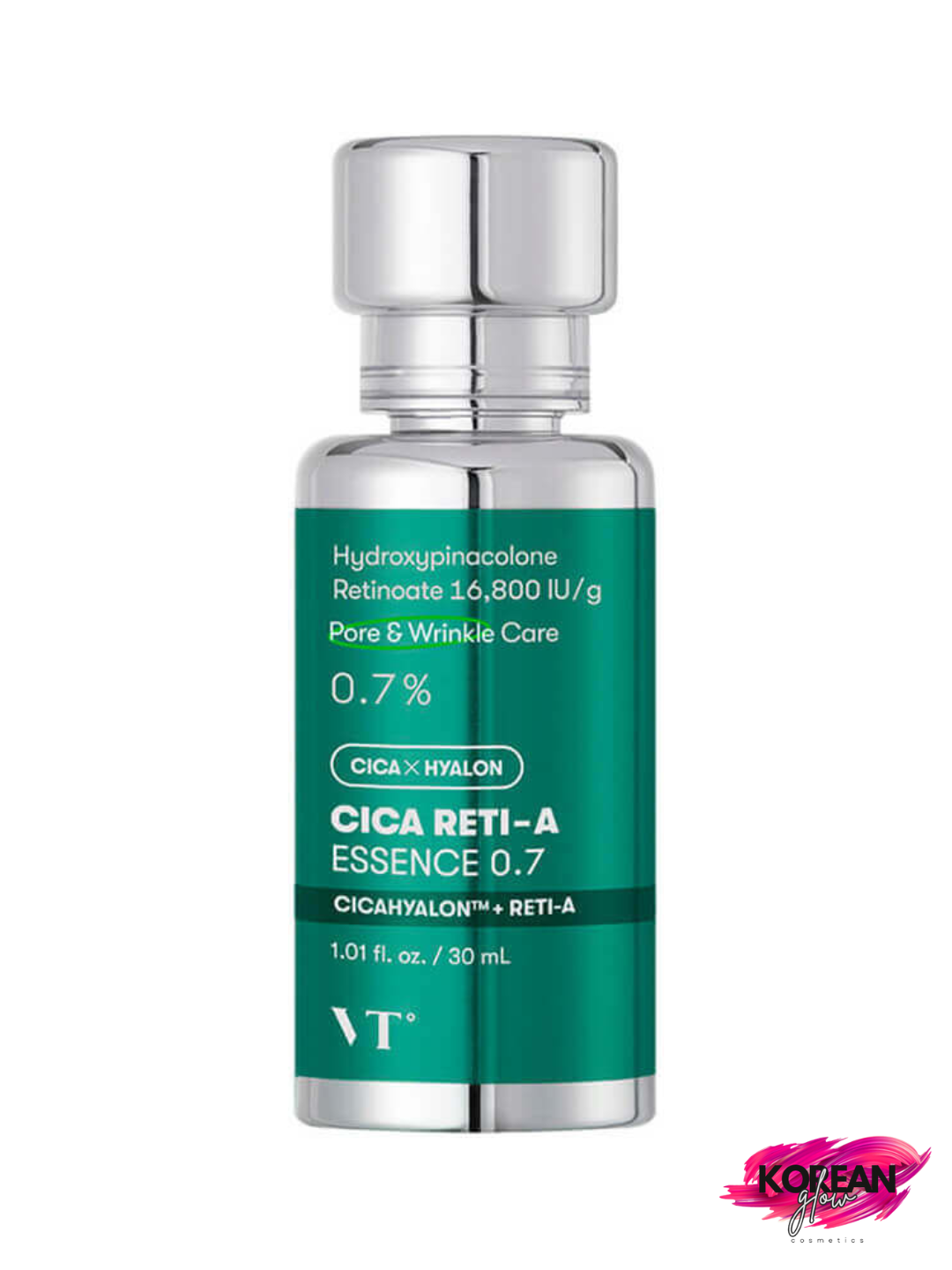 Retinol va sentella bilan kuchaytiruvchi essensiya Cica Reti-A Essence 0.7 VT Cosmetics