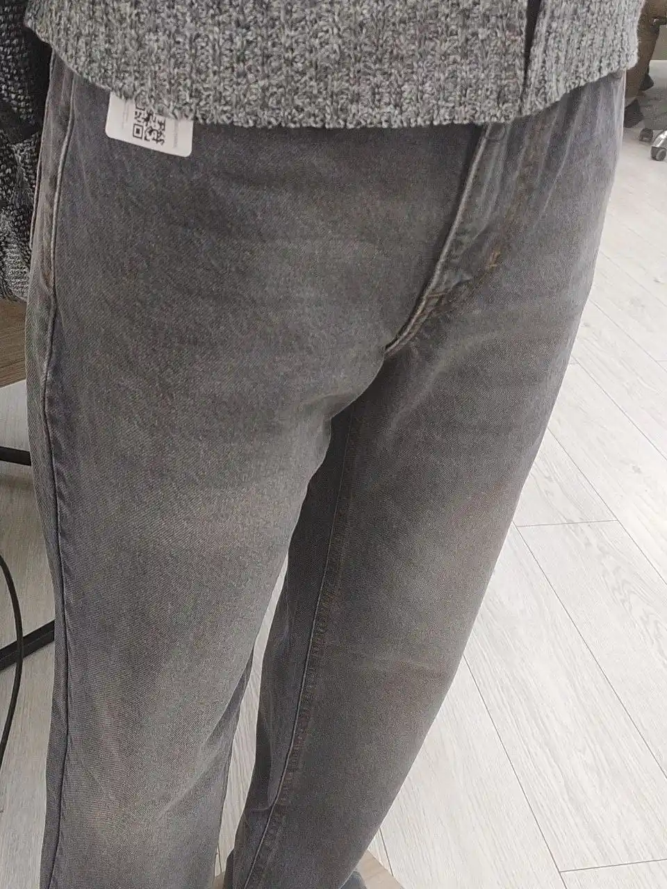 Denim ayollar jinsi shimlari, baland belli