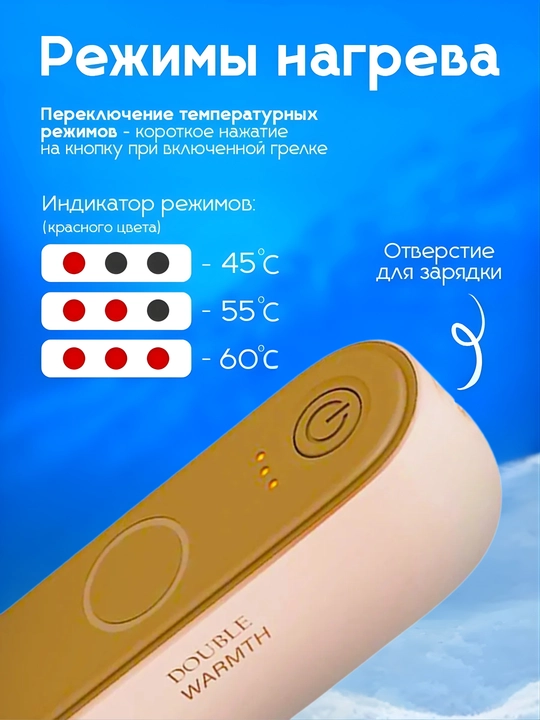 Elektr magnitli qo'shaloq qo'l isitgichi