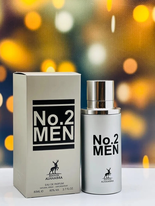 Parfyumlangan suv, atir No.2 Men Alhambra erkaklar uchun, 80 ml - 