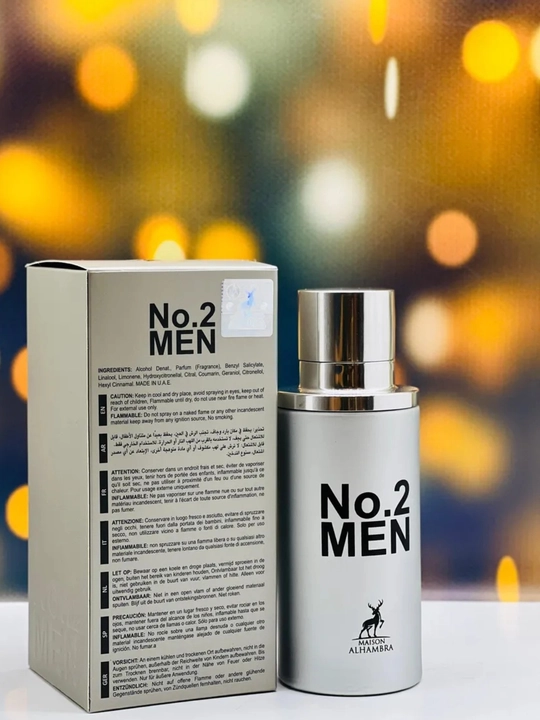 Parfyumlangan suv, atir No.2 Men Alhambra erkaklar uchun, 80 ml