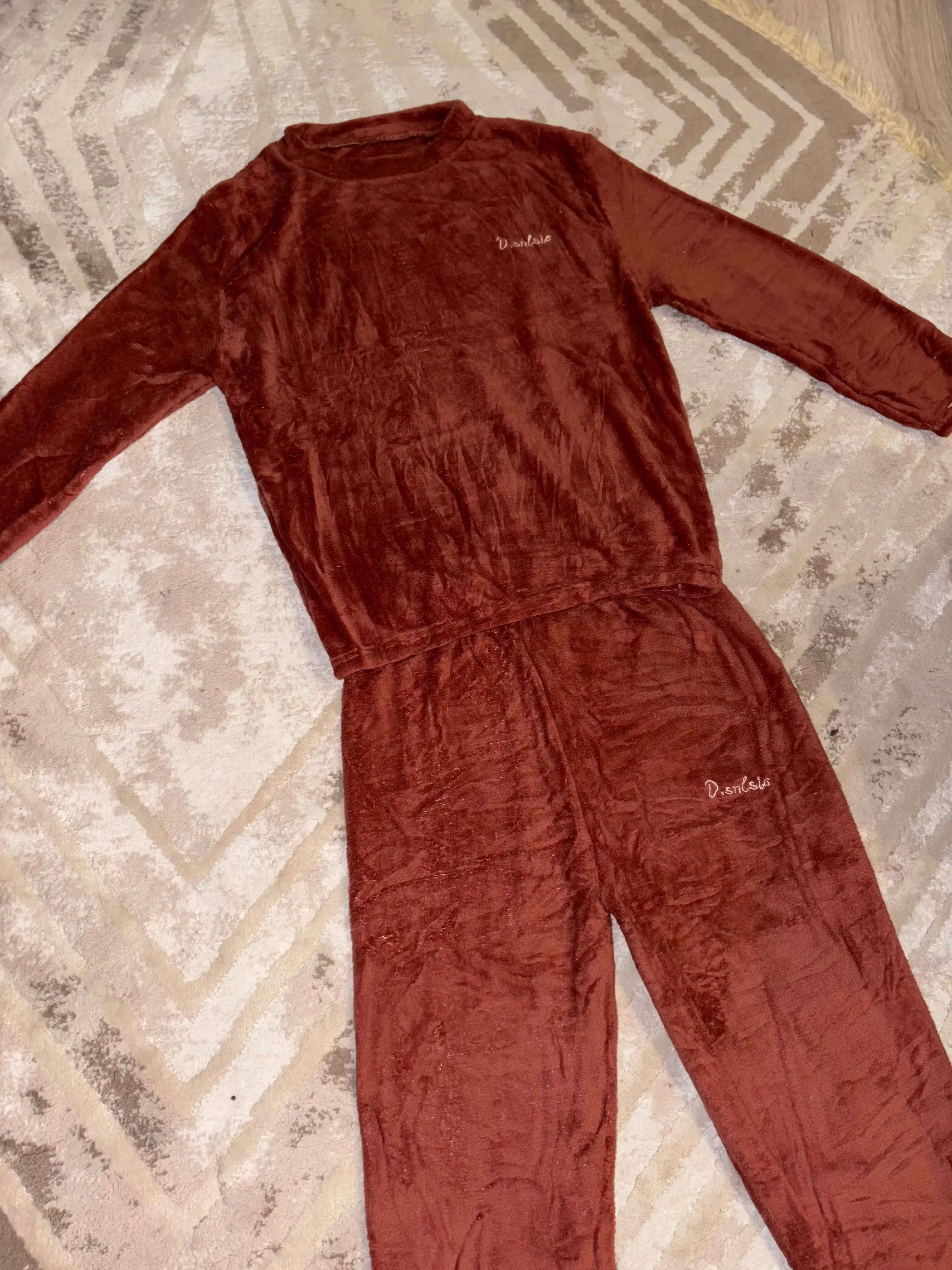 Ayollar va qizlar uchun pijama, uy kiyimi, qishgi pijama dvoyka komplekt