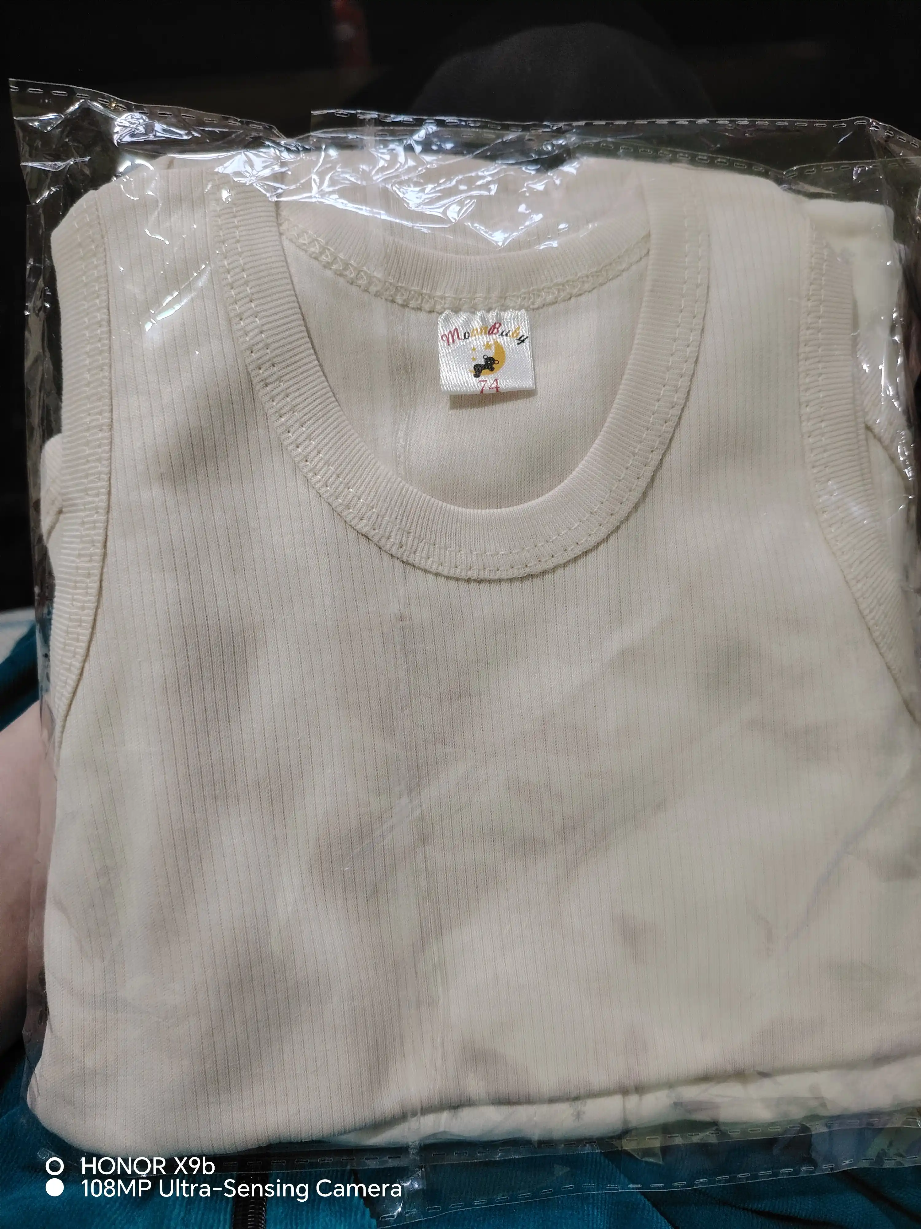 3-9 oygacha bo'lgan bolalar uchun bodi-mayka (100% paxta)