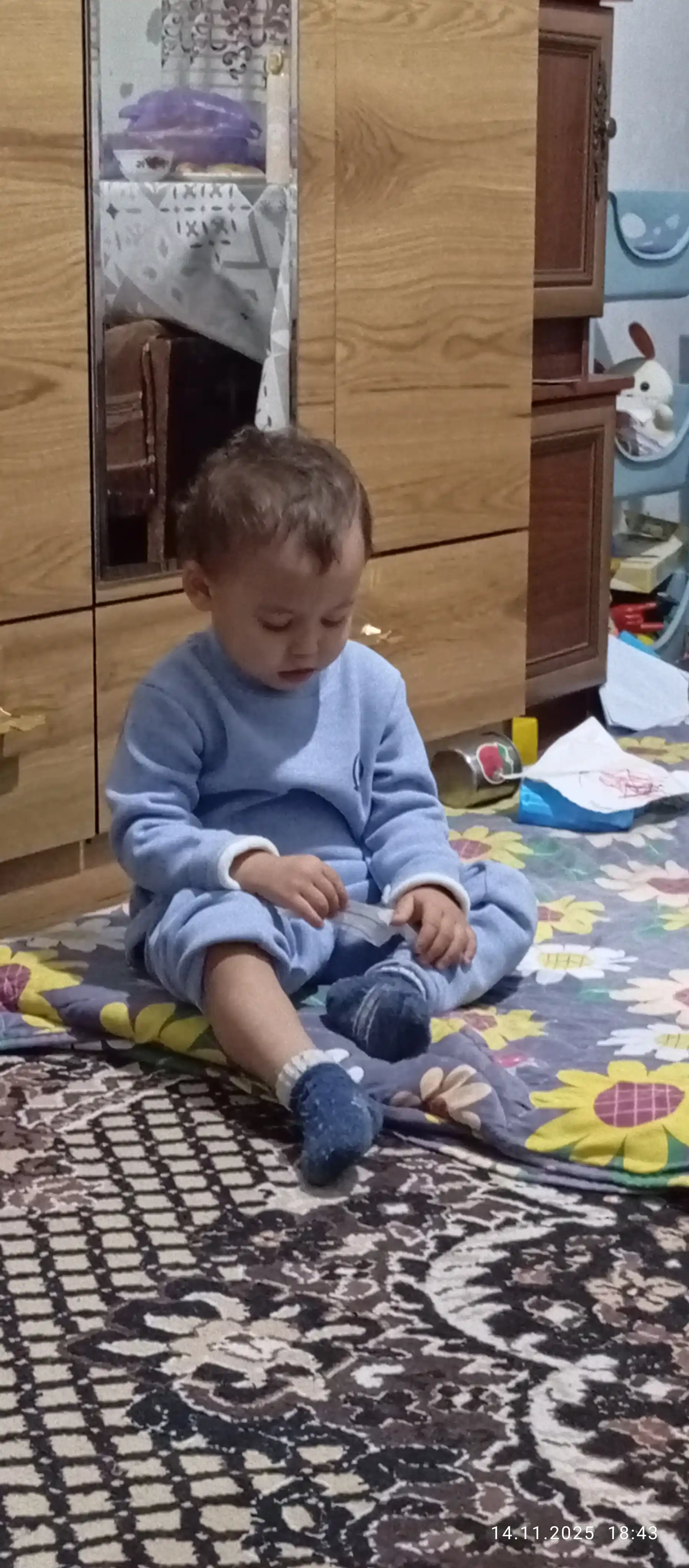 Issiq bolalar uy kiyimi, uyqu uchun pijama, issiq komplekt kiyim