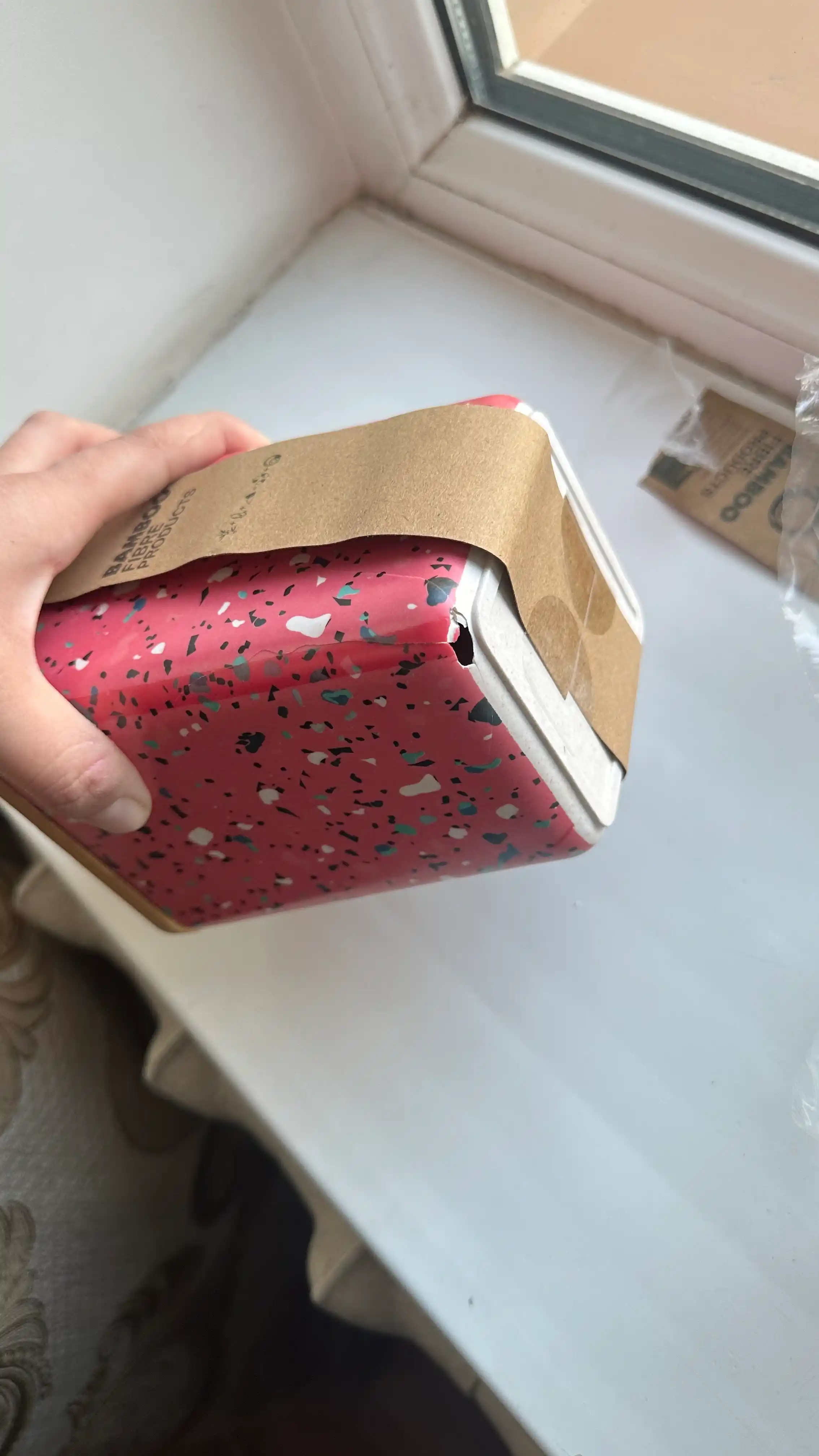 Контейнеры для сыпучих продуктов из прессованного бамбука, разные цвета, 750 мл