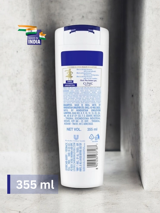 Clinic Plus Health Shampoo, 355 мл – укрепляющий шампунь против выпадения волос