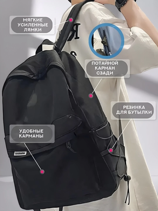 Maktab ryukzagi, katta, kundalik, sayohat, klassik, maktab va sayohat uchun