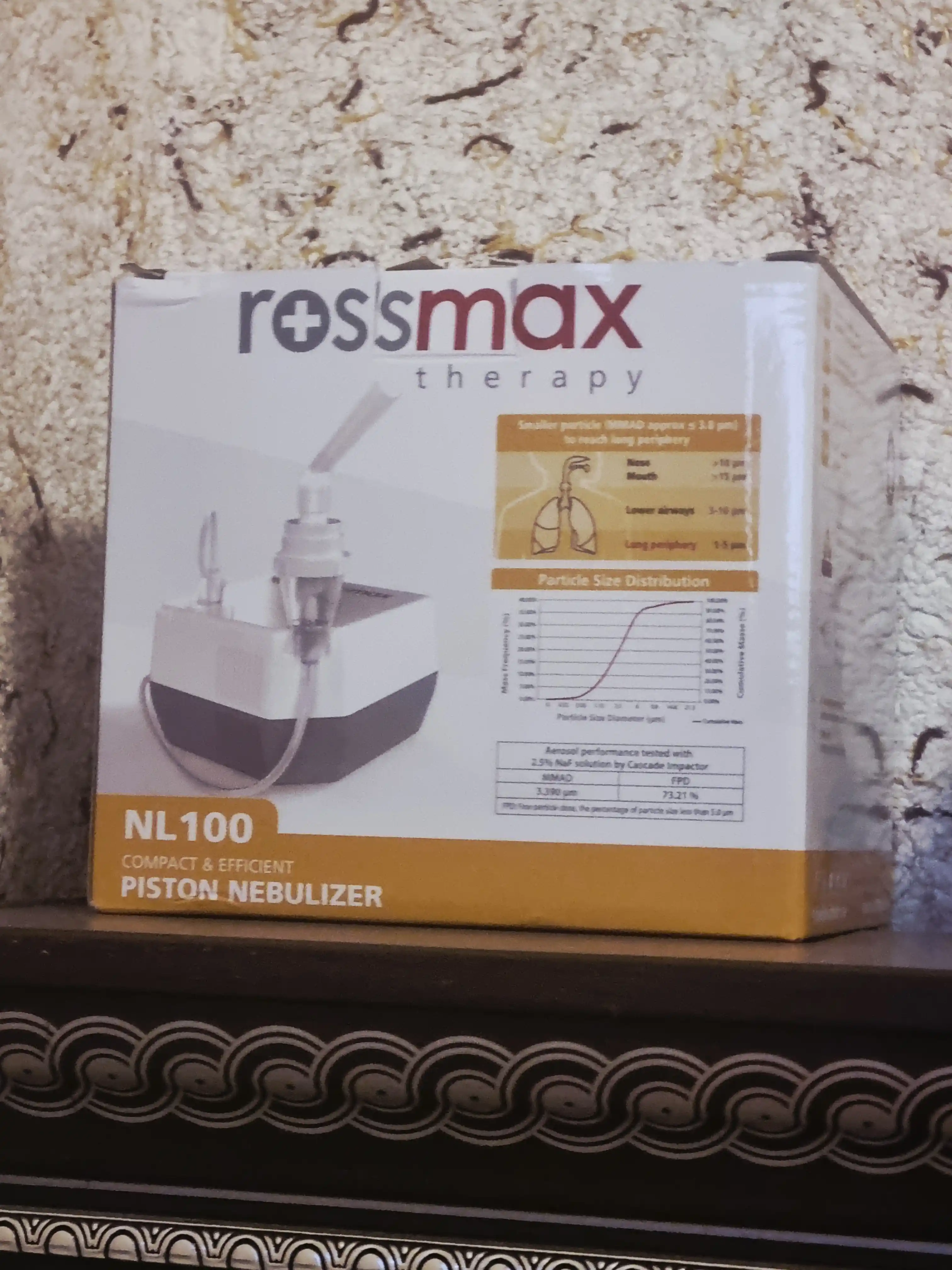 Kompressorlik ingalyator-nebulizer NL100 Rossmax Swiss