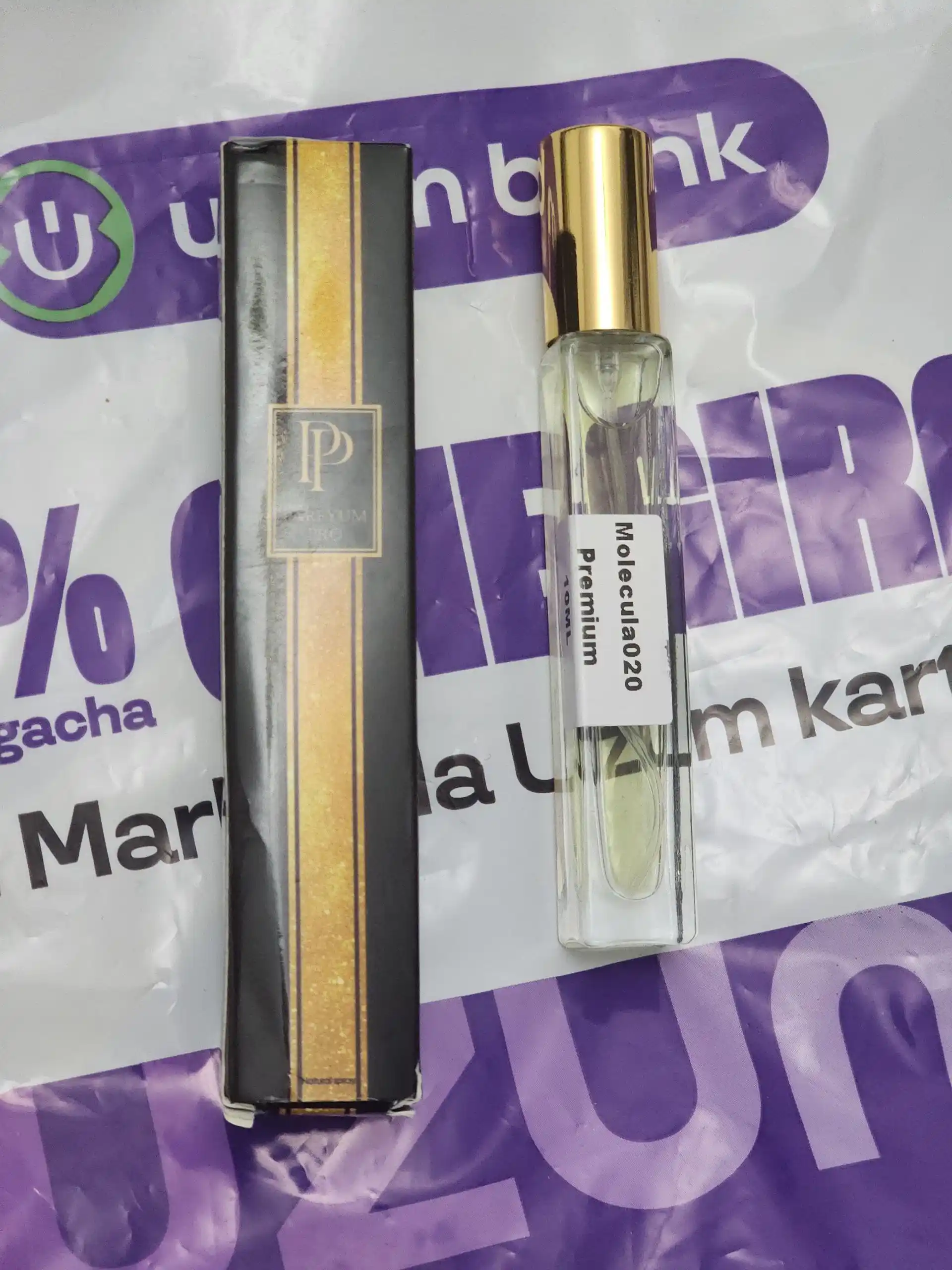 Atir Molecula 020, erklaklar va ayollar uchun 50% Masla (Ekstrakt parfyuma) 10ML