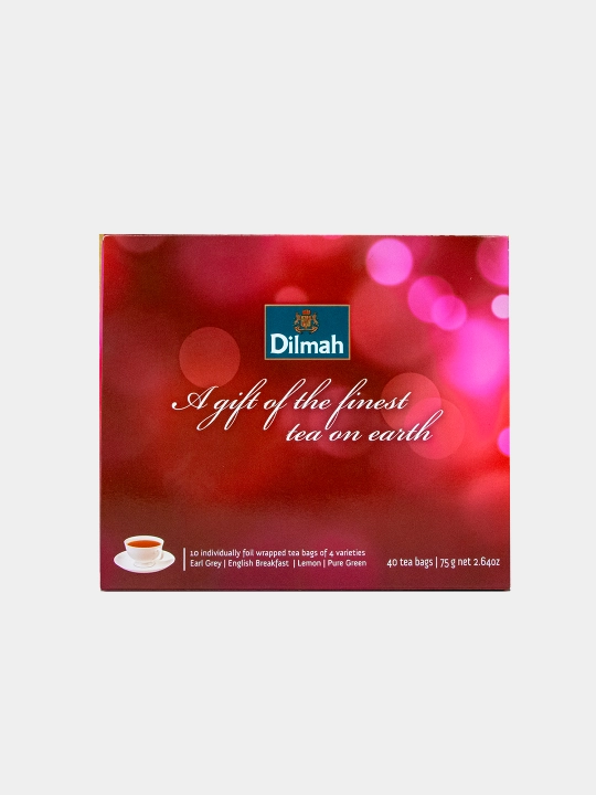 Dilmah Illuminations sovg‘aviy choy paketi, 30×2g + 10×1.5g, 75g
