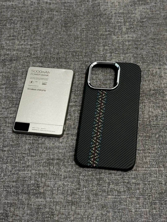 Karbon chexol iPhone 13, 14, 15, 16, 17 Pro Max, Magsafe bilan — ayfon chehol 16 Pro Max