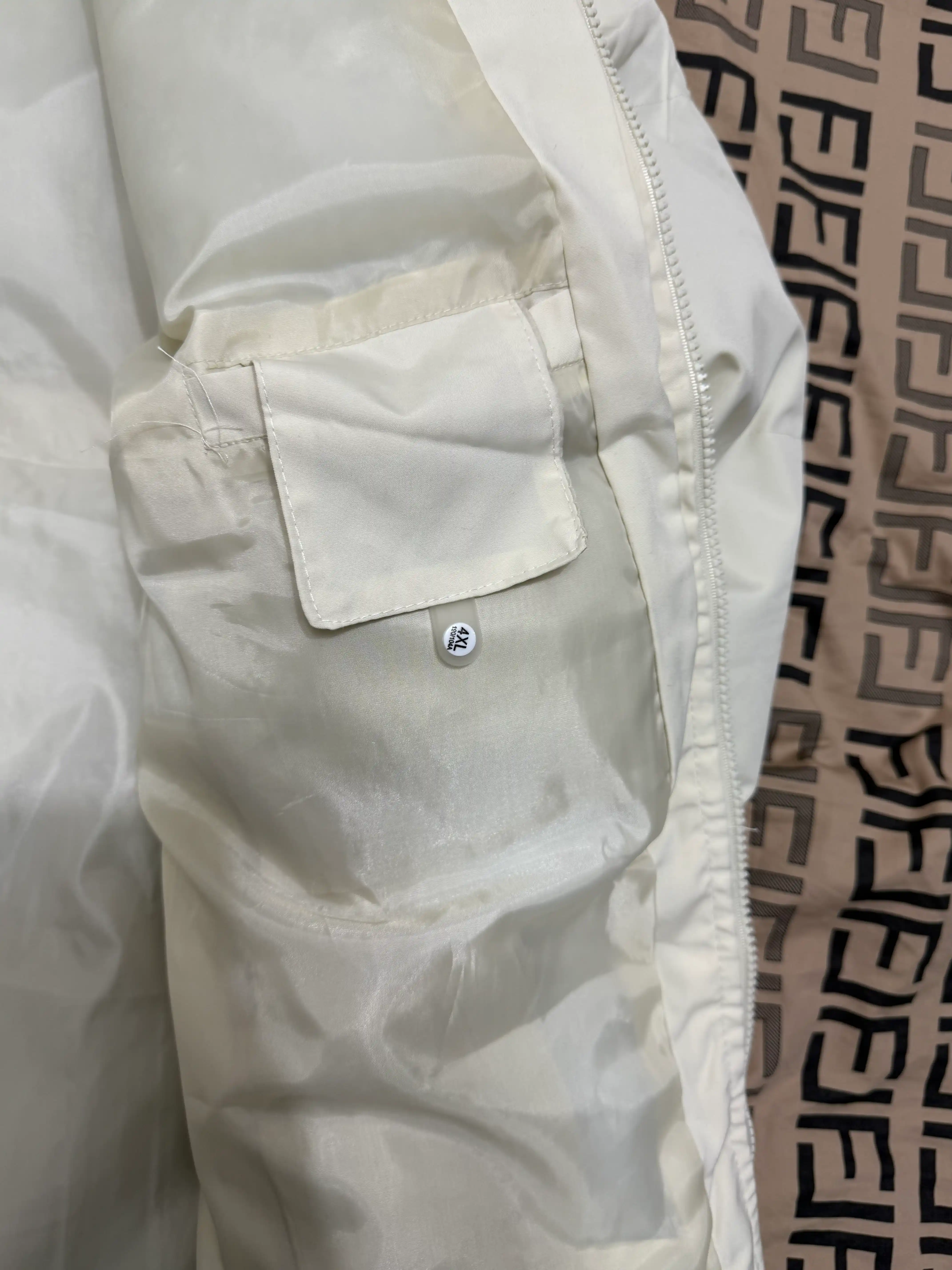 Issiq puflak kurtka — uniseks, shamolga chidamli, fermuarli, M–4XL