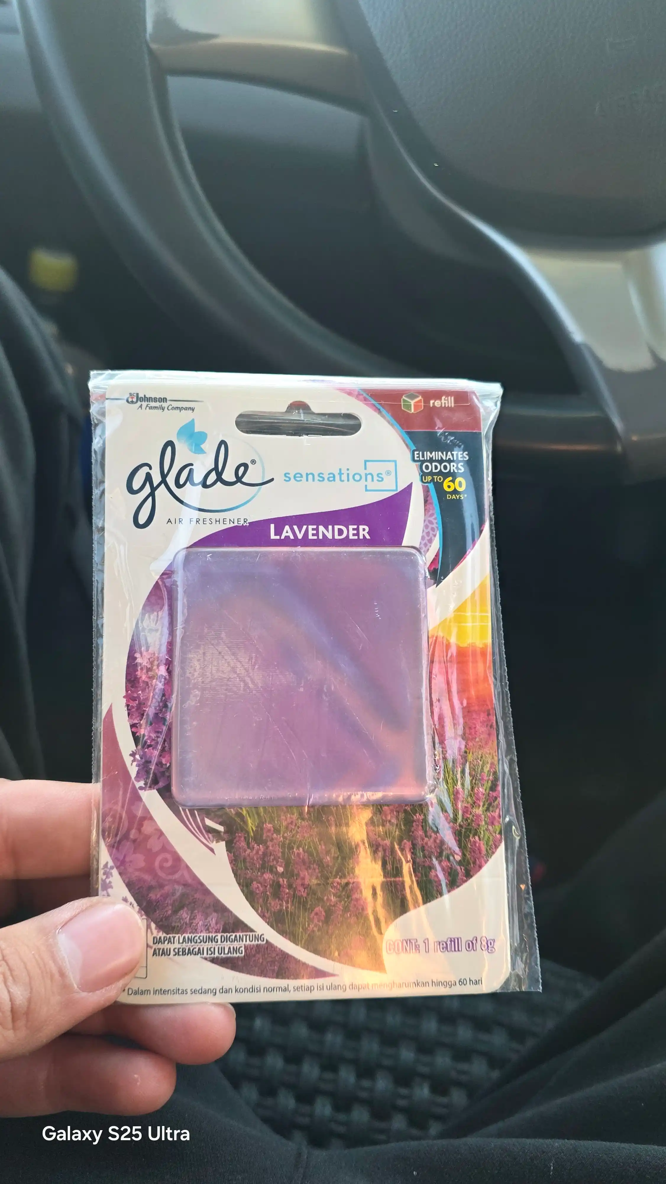 Gelli aromatizator xushbo'ylagichi Glade Sensations, uy, ofis va mashina uchun