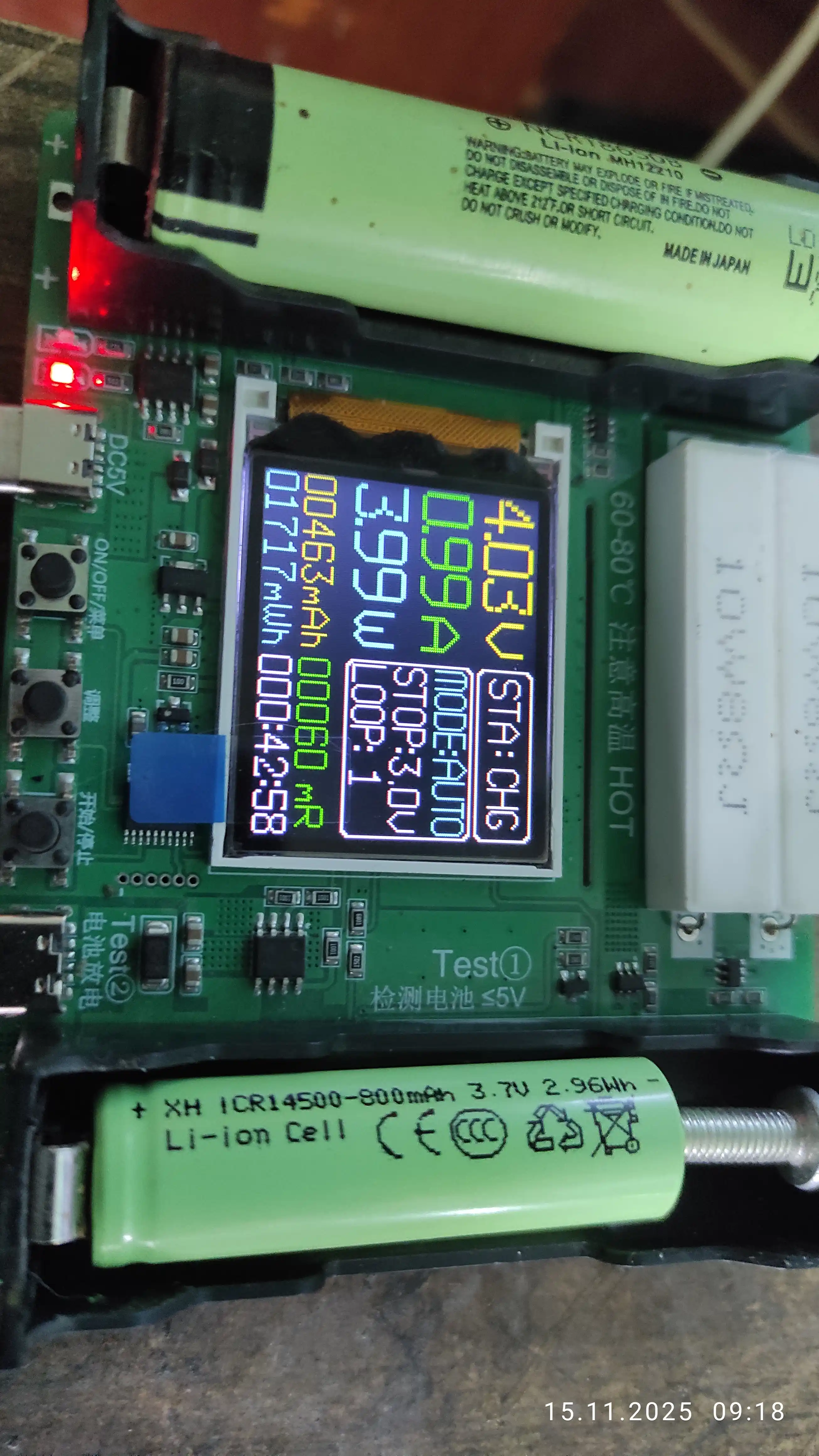 Payalnik Portativ simsiz elektr kavsharlagich USB Type-C qayta zaryadlanuvchi 3.7V 8W