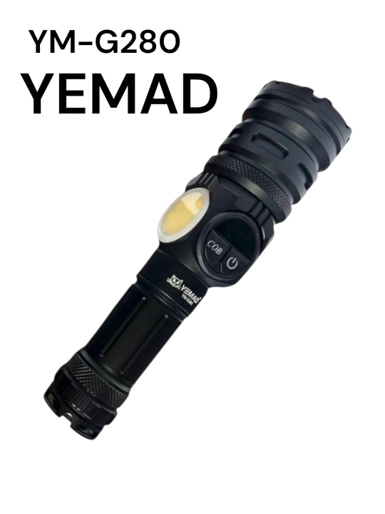 Qo‘l fonar LED, 5 rejim, PowerBank funksiyasi bilan