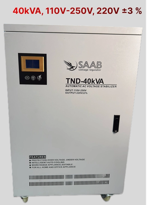SAAB kuchlanish stabilizatori, lateral, 30kVA, 40kVA, 50kVA
