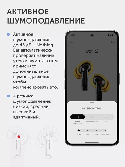 Nothing Ear (a) TWS naushnik, ANC 45 dB, LDAC Hi-Res, Bluetooth 5.3 9