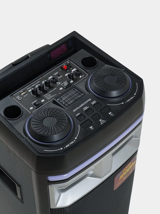 Portativ kolonks– chuqur bas, RGB yorug‘lik, Bluetooth