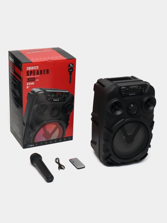 Portativ kolonks– chuqur bas, RGB yorug‘lik, Bluetooth