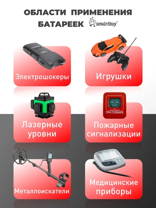 Батарейка Крона 6F22 9V алкалиновая / солевая, 1 шт