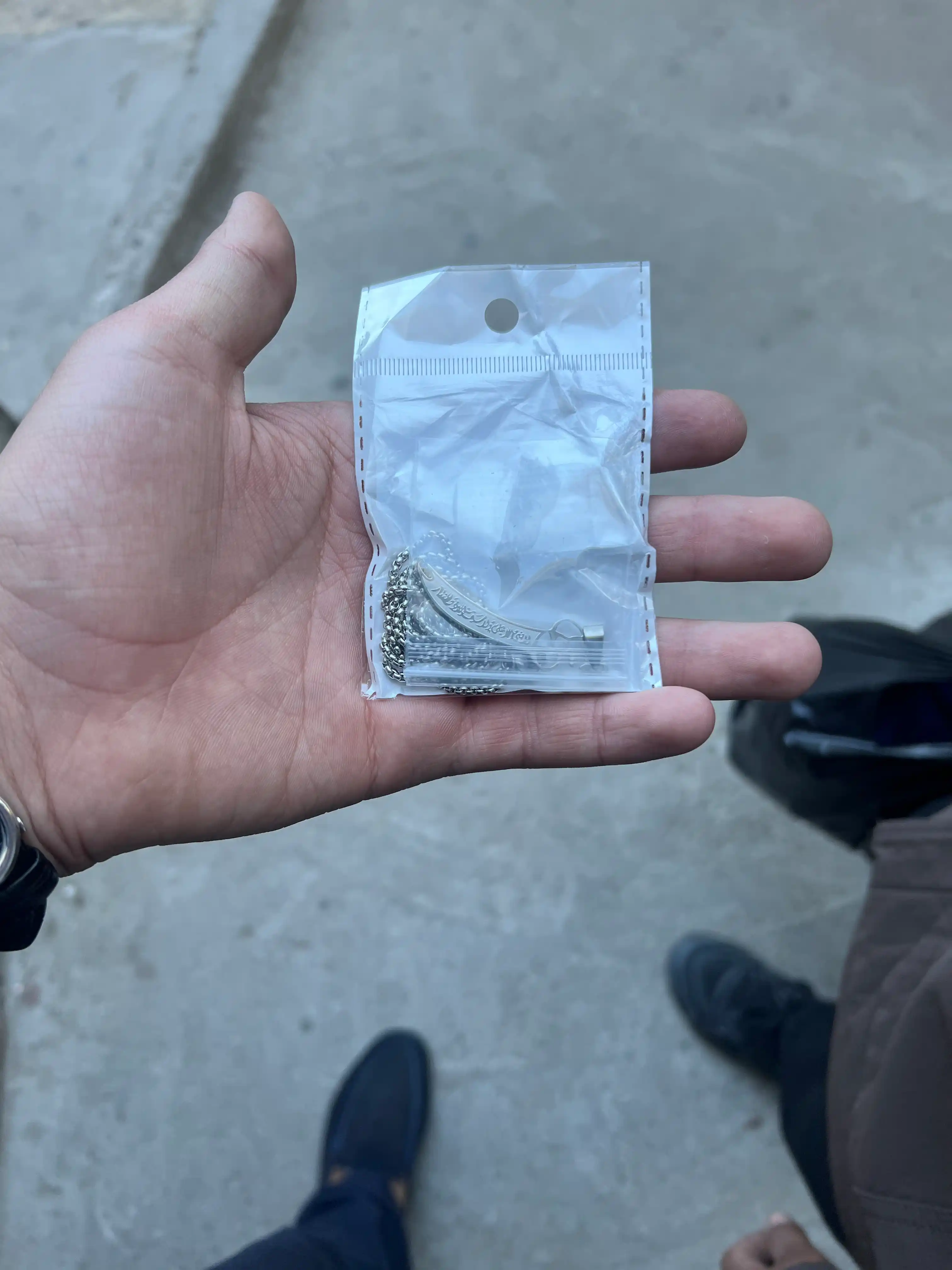 Erkaklar kuloni, osma bo‘yin zanjiri, unisex,  Zulfiqor musulmon tumori