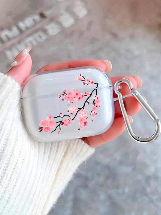AirPods 1, 2 / Pro, 3, 4 simsiz quloqchinlar uchun g'ilof, yurak nashri bilan